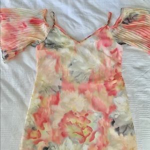Floral water color dress